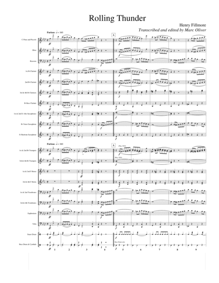 Rolling Thunder (arr. Marc Oliver)