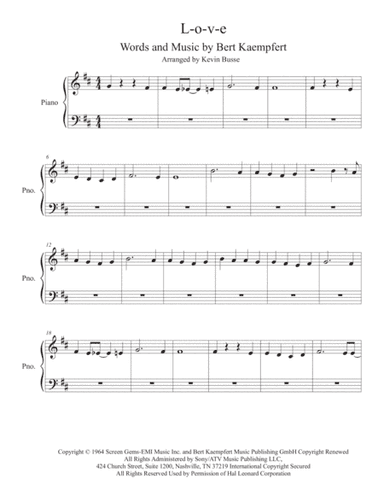 L-O-V-E (arr. Kevin Busse)