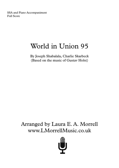 World In Union 95 (arr. Laura E. A. Morrell)
