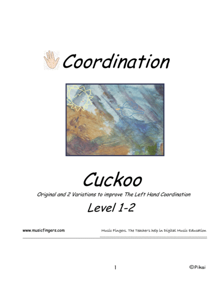 Cuckoo Lev. 1-2. Coordination (arr. Music Fingers)