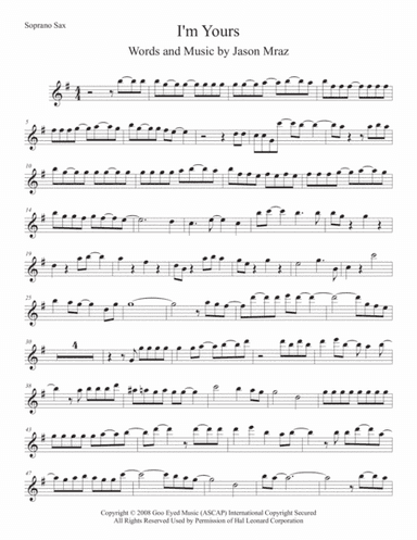 I'm Yours (arr. Kevin Busse)