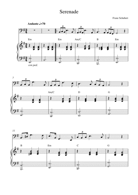 Serenade (arr. Kaiserin Rebecca)