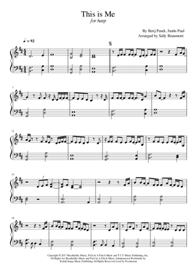 This Is Me (arr. Sally Beaumont)