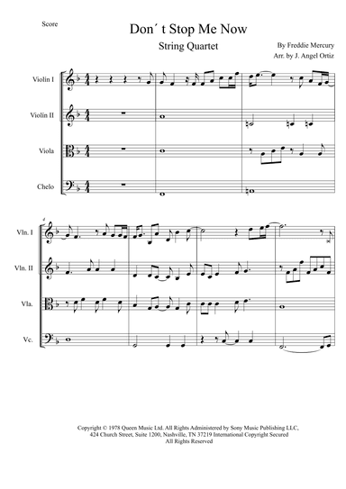 Don't Stop Me Now (arr. José angel Ortiz ramirez)