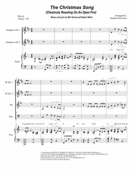 The Christmas Song (Chestnuts Roasting On An Open Fire) (arr. Stephen DeCesare)