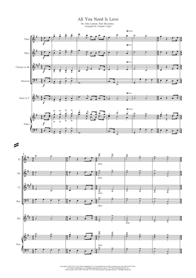 All You Need Is Love (arr. Amauri Lopes)