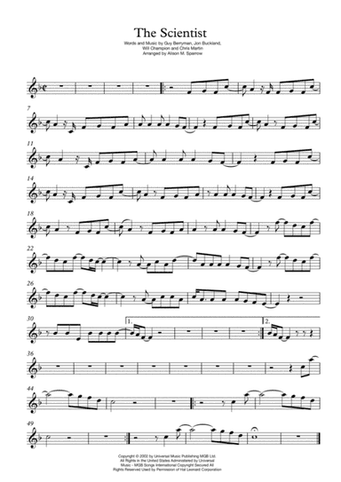 The Scientist (arr. Alison M. Sparrow)