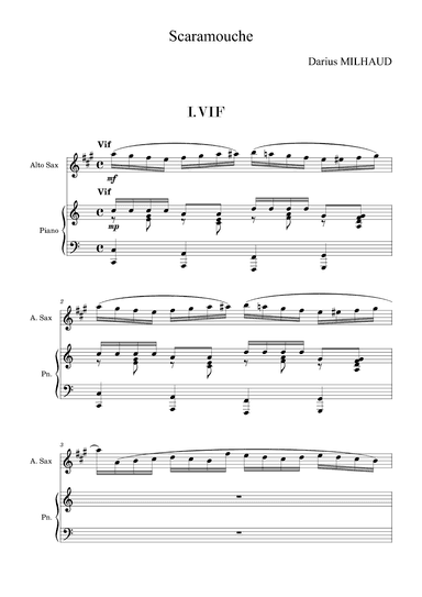 Scaramouche (arr. Zachary Corbett)