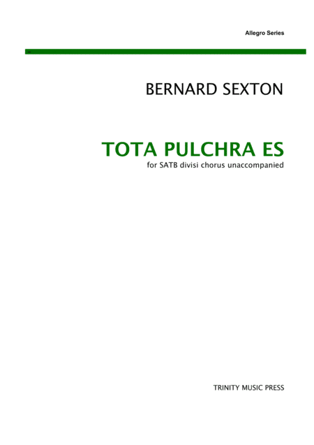 Tota Pulchra Es