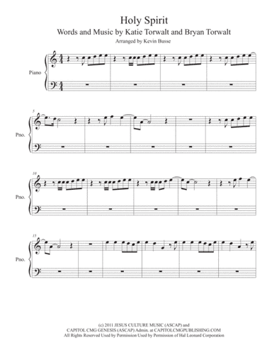 Holy Spirit (arr. Kevin Busse)