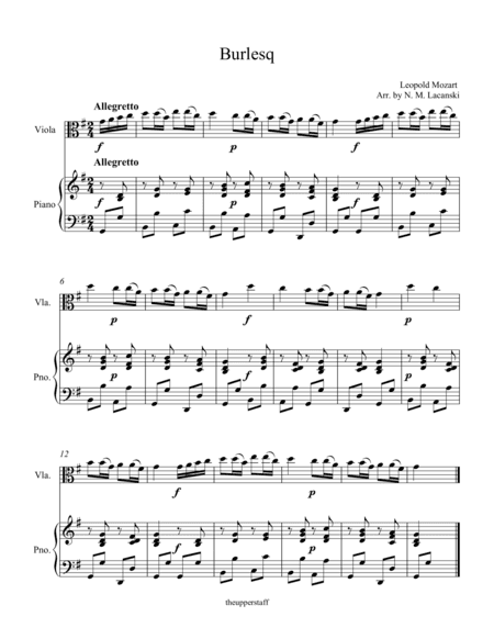 Burlesq (arr. Nick Lacanski)