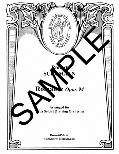 Romance, Opus 94 for Tuba and String Orchestra (arr. Dorm 40 Music)