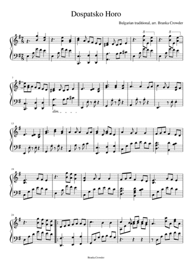 Dospatsko Horo (arr. Branka Crowder)