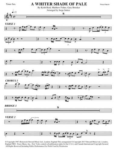 A Whiter Shade Of Pale (arr. Jorge Juárez)