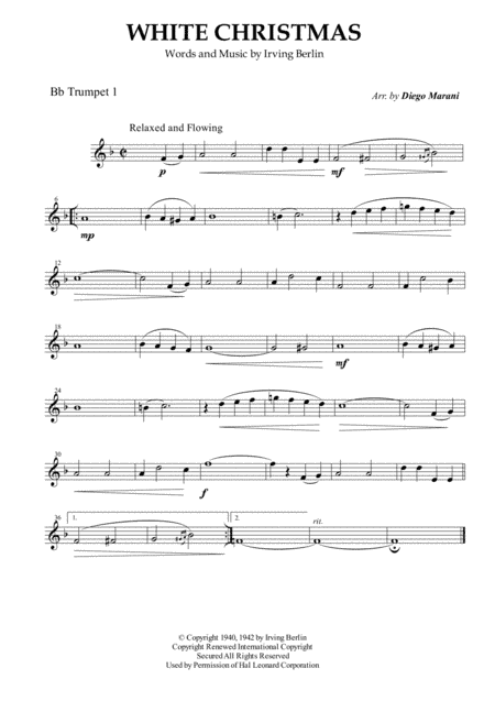 White Christmas (arr. Diego Marani)