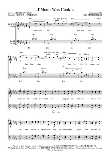 If Moon Was Cookie (arr. Cay Outerbridge)