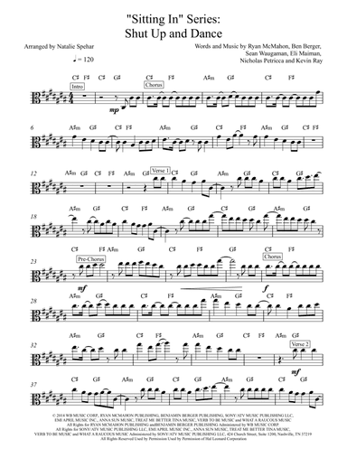 Shut Up And Dance (arr. Natalie Spehar)