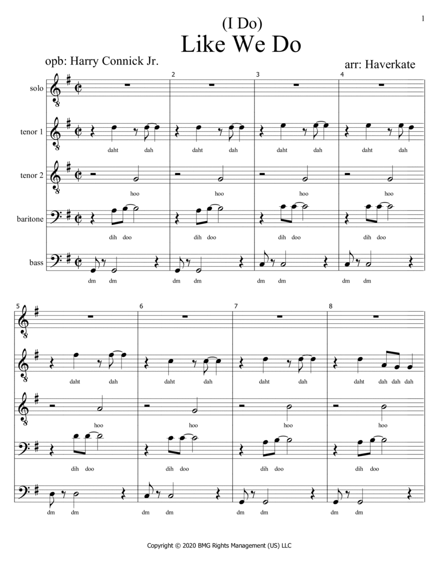 (i Do) Like We Do (arr. Brian Haverkate)