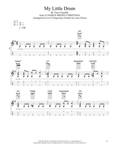 My Little Drum from A CHARLIE BROWN CHRISTMAS (arr. Larry Preece)