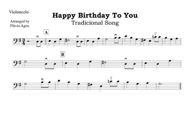 Happy Birthday To You (arr. Flávio Ageu)