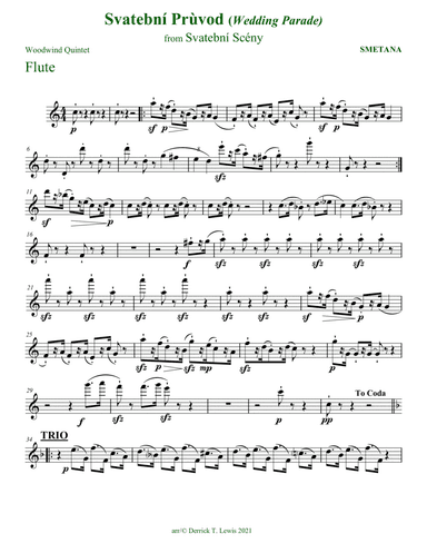 Wedding Parade (arr. Derrick T. Lewis)