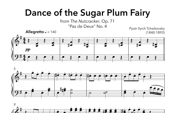 Dance of the Sugar Plum Fairy (arr. Sidewalk Labs)