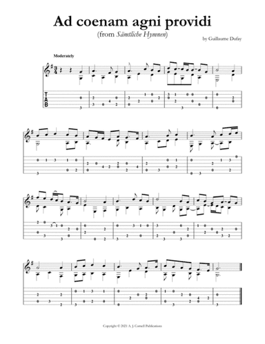 Ad coenam agni providi (arr. Mark Phillips)