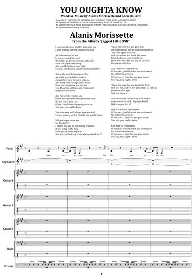 You Oughta Know (arr. from68)