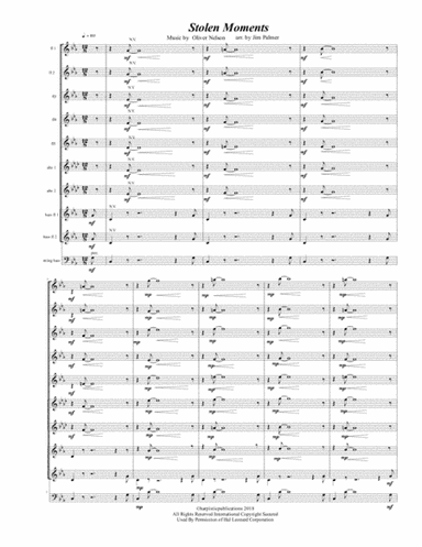 Stolen Moments (arr. Jim Palmer)