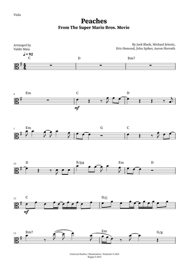 Peaches (arr. Valdir Maia)