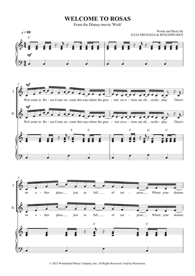 Welcome To Rosas (arr. SCMusic)