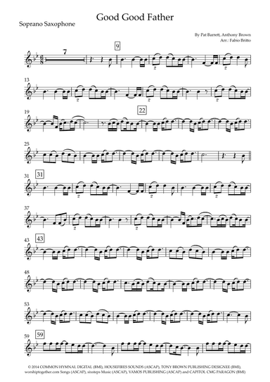 Good Good Father (arr. Fabio Britto)