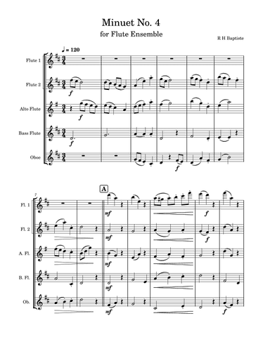Minuet No 4