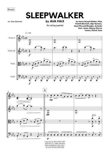 Sleepwalker (arr. Dan Edwards)