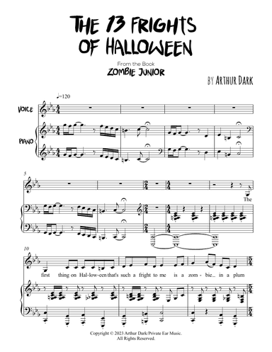 The 13 Frights of Halloween (arr. Arthur Dark)