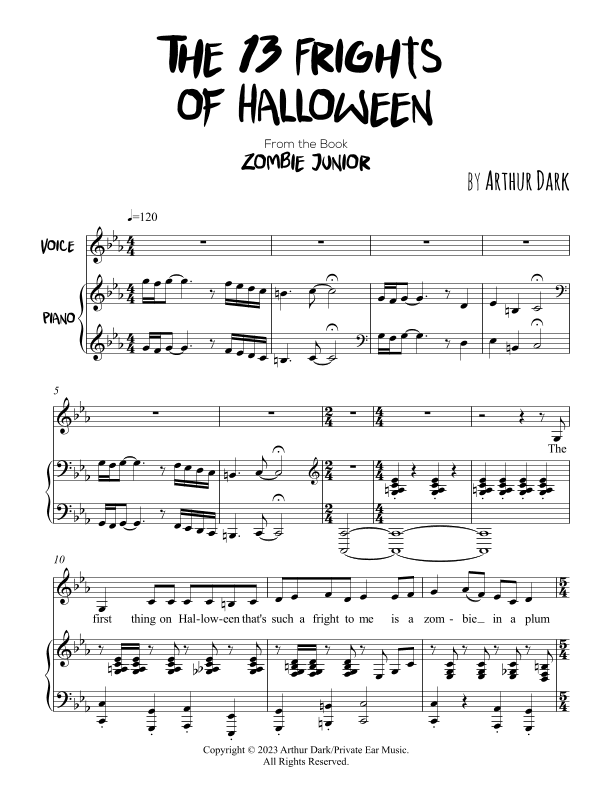 The 13 Frights of Halloween (arr. Arthur Dark)