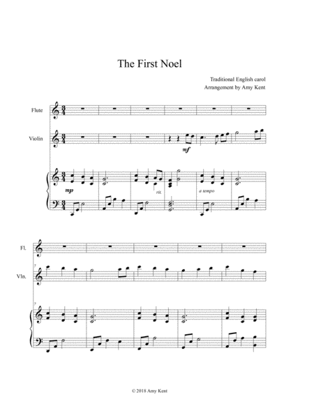 The First Noel (arr. Amy Kent)