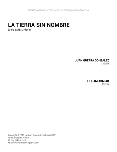 La tierra sin nombre