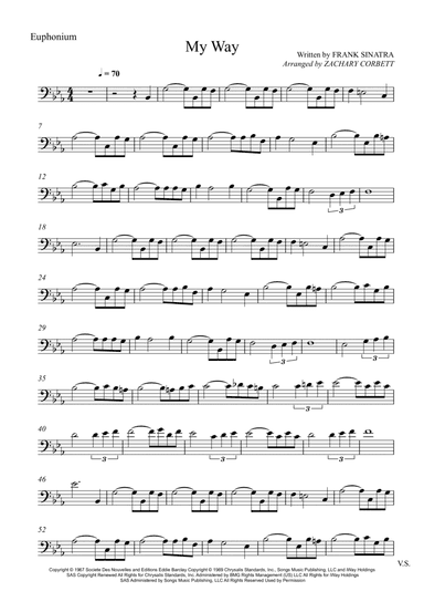 My Way (arr. Zachary Corbett)