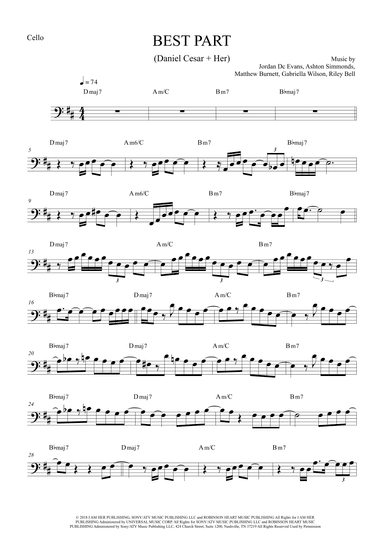 Best Part (arr. The Sheet Music Library)