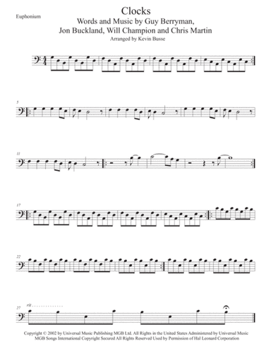 Clocks (arr. Kevin Busse)