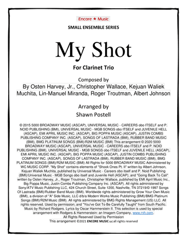 My Shot (arr. Shawn Postell)