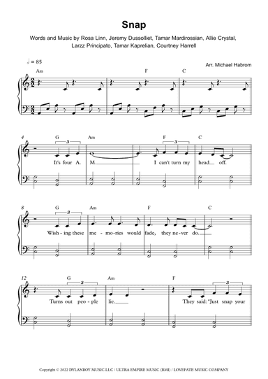 Snap (arr. Michael Habrom)