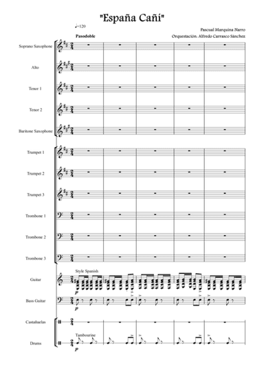 España Cañí (arr. Alfredo Carrasco Sánchez)