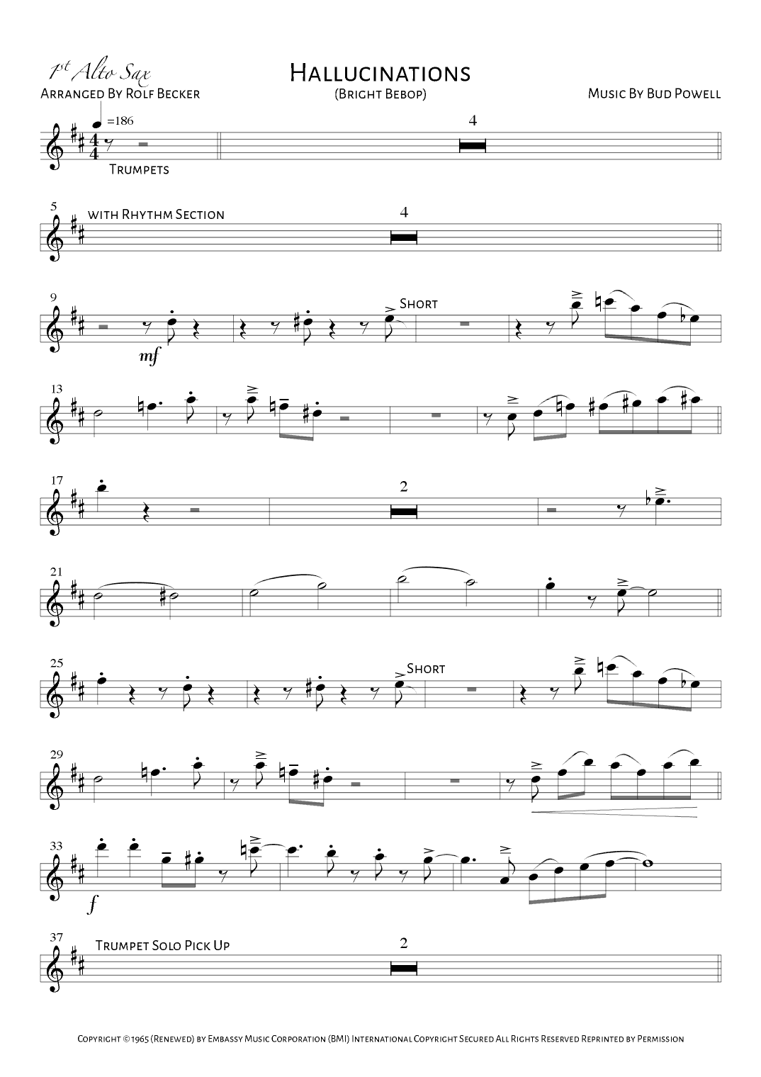 Hallucinations (arr. Rolf Becker)