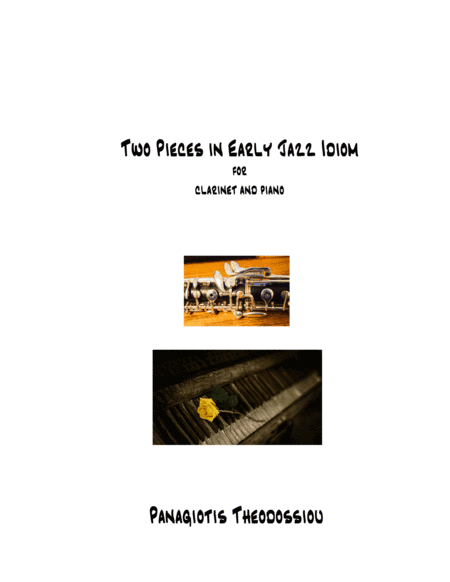 "Two Pieces in Early Jazz Idiom" for clarinet and piano