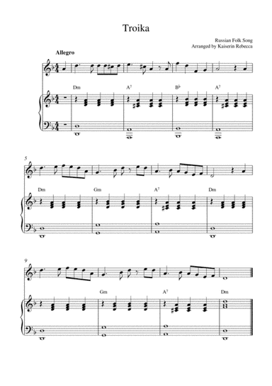 Troika (arr. Kaiserin Rebecca)