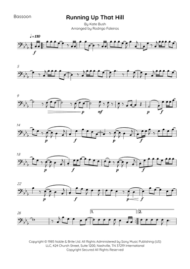 Running Up That Hill (arr. Rodrigo Faleiros)