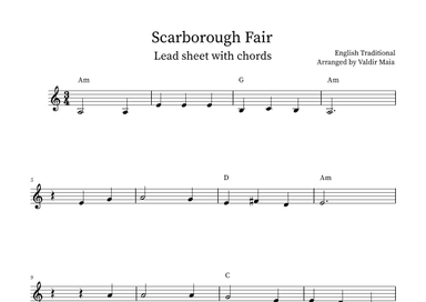 Scarborough Fair (arr. Valdir Maia)
