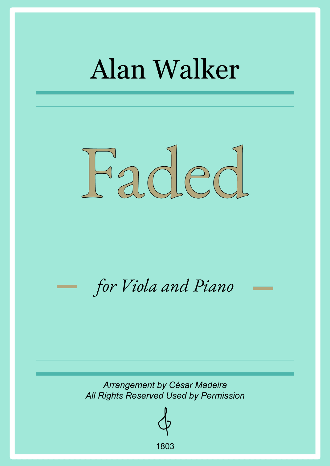 Faded (arr. César Madeira)